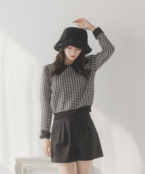 Julia Boutique(ジュリアブティック)の「フェイクファーバケットハット/23623(ハット・レディース・ブラック/ホワイト/ライトベージュ・ONE)」の9枚目の写真