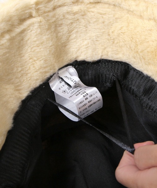 Julia Boutique(ジュリアブティック)の「フェイクファーバケットハット/23623(ハット・レディース・ブラック/ホワイト/ライトベージュ・ONE)」の15枚目の写真