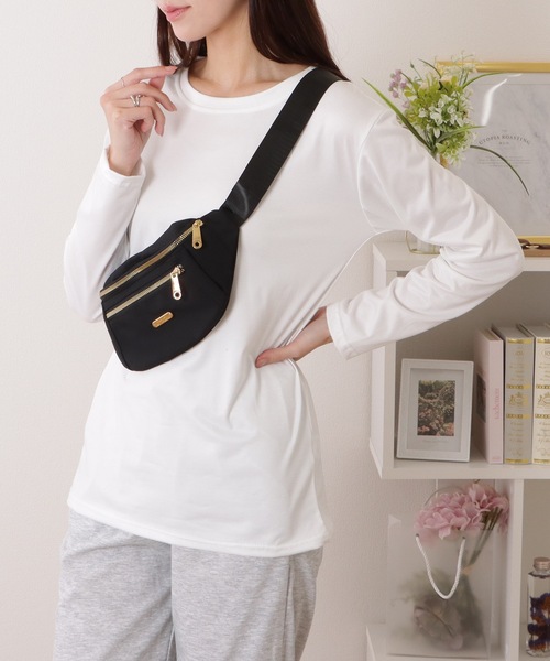 Lace Ladies(レースレディース)の「ビッグ シルエット ベーシック クルーネック 長袖 プルオーバー(Tシャツ/カットソー・レディース・ブラック/ホワイト・M/XL)」の5枚目の写真