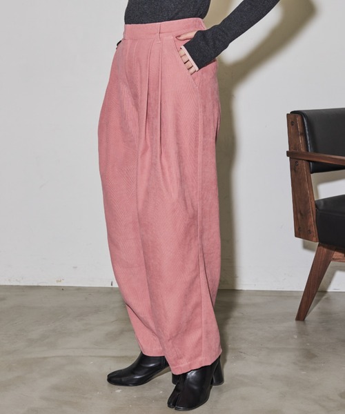 MERLOT(メルロー)の「2タックコクーンパンツ(その他パンツ・レディース・グリーン/ピンク/グレー・FREE)」の22枚目の写真