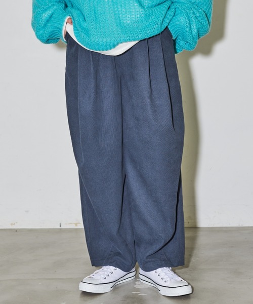 MERLOT(メルロー)の「2タックコクーンパンツ(その他パンツ・レディース・グリーン/ピンク/グレー・FREE)」の5枚目の写真
