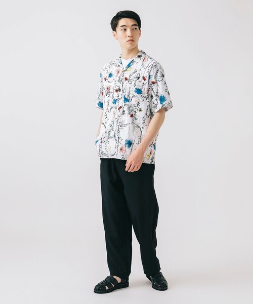 BEAMS HEART(ビームスハート)の「アンクル ワイド イージーパンツ(吸水速乾・ウォッシャブル)(その他パンツ・メンズ・チャコールグレー/ナチュラル/ブラック・LARGE/MEDIUM/SMALL)」の19枚目の写真