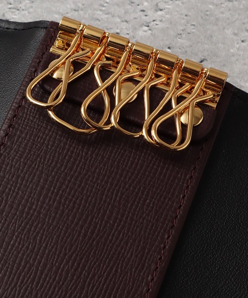 dunhill（ダンヒル）の「【DUNHILL/ダンヒル】本革 メタルロゴ キーケース（キーケース/キーアクセサリー・メンズ・ブラック・FREE）」の9枚目の写真