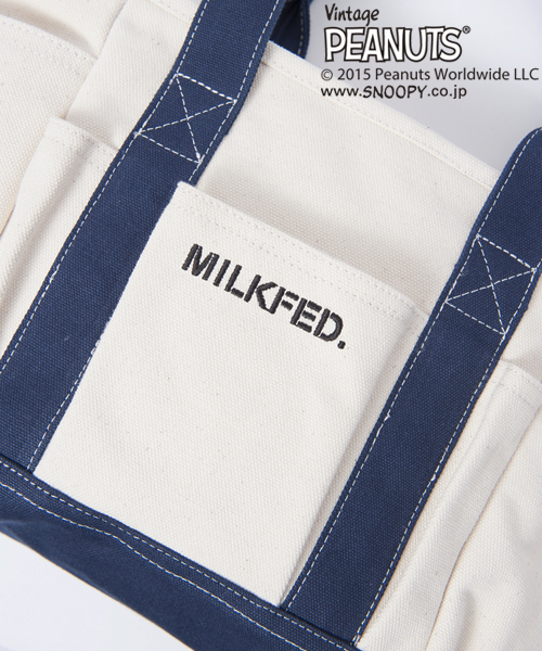MILKFED. スヌーピー　トートバッグ MILKFED.（ミルクフェド）の「SNOOPY TOTE FLYING ACE