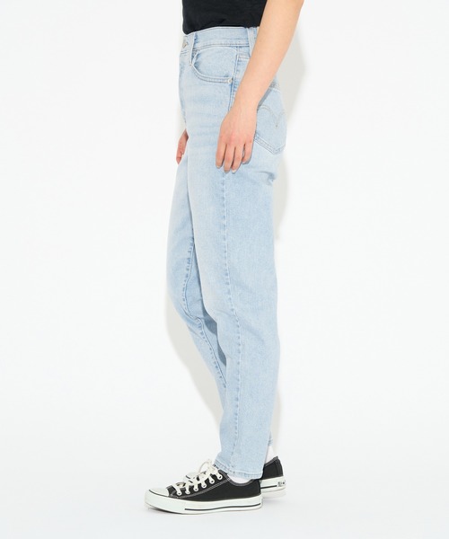 ゆたじい High Waisted Taper Jeans - Black | Levi's® US