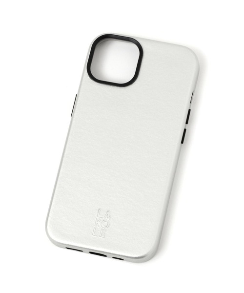 LAKOLE（ラコレ）の「シンプルフェイクレザーiPhoneケース / 102387（スマホケース/カバー・レディース・その他1/カーキ/ベージュ/ブラック/ネイビー・SMALL/X-SMALL）」の5枚目の写真