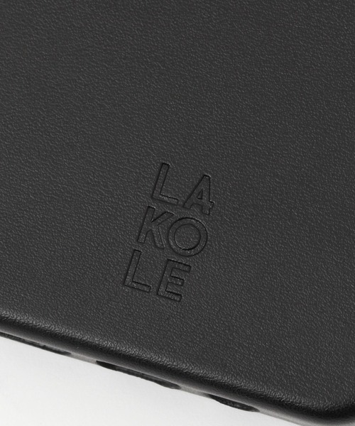 LAKOLE（ラコレ）の「シンプルフェイクレザーiPhoneケース / 102387（スマホケース/カバー・レディース・その他1/カーキ/ベージュ/ブラック/ネイビー・SMALL/X-SMALL）」の21枚目の写真