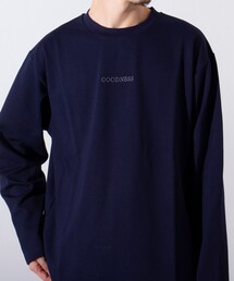 GLOSTER | 【GLOSTER/グロスター】ボックスロゴ刺繍 ポンチ長袖Tシャツ(Tシャツ/カットソー)