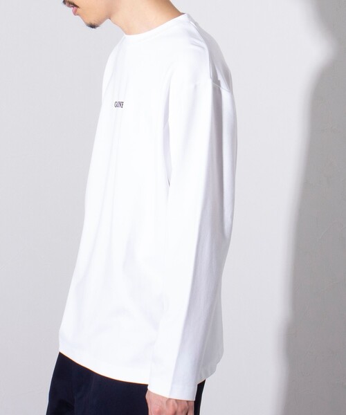 GLOSTER（グロスター）の「【GLOSTER/グロスター】ボックスロゴ刺繍 ポンチ長袖Tシャツ（Tシャツ/カットソー・メンズ・ホワイト/ネイビー/ピンク/ブルーグレー・S/M/L）」の14枚目の写真