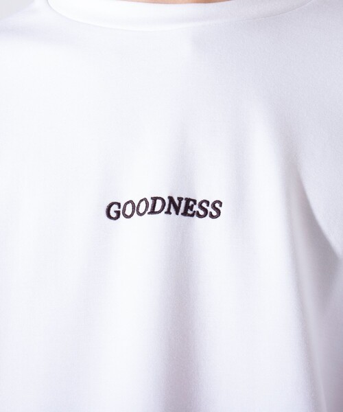 GLOSTER（グロスター）の「【GLOSTER/グロスター】ボックスロゴ刺繍 ポンチ長袖Tシャツ（Tシャツ/カットソー・メンズ・ホワイト/ネイビー/ピンク/ブルーグレー・S/M/L）」の10枚目の写真