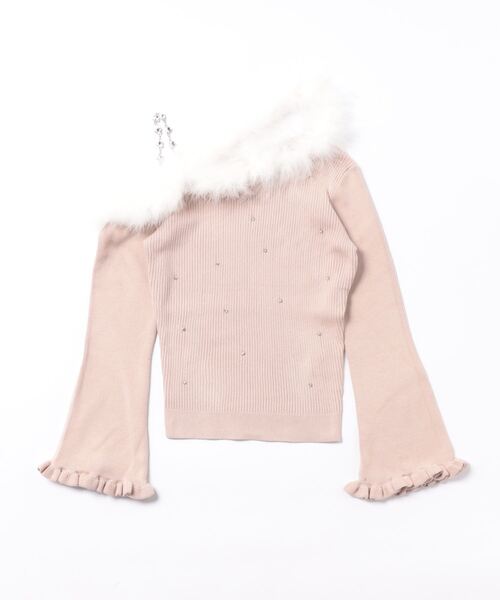 Ank Rouge（アンクルージュ）の「ワンショルフェザートップス（ニット/セーター・レディース・ホワイト/ブラック/ピンク/ブルー・M）」の20枚目の写真