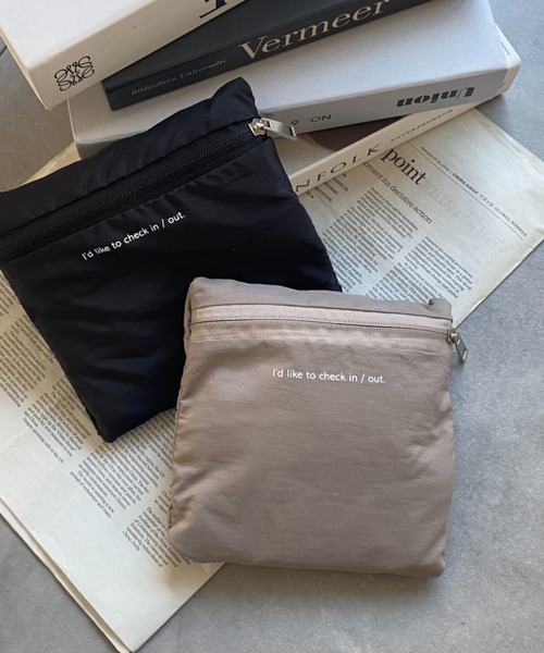 sakishimatokyo（サキシマトーキョー）の「【軽量】ポケッタブルボストンバッグ（ボストンバッグ・レディース・グレー/ベージュ/ブラック・FREE）」の19枚目の写真