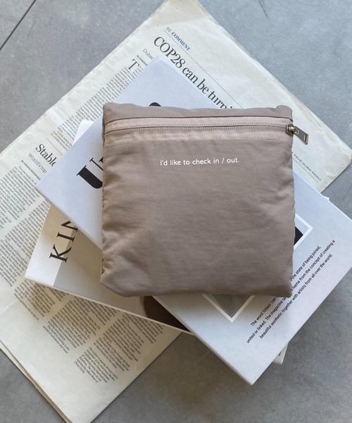 sakishimatokyo（サキシマトーキョー）の「【軽量】ポケッタブルボストンバッグ（ボストンバッグ・レディース・グレー/ベージュ/ブラック・FREE）」の11枚目の写真