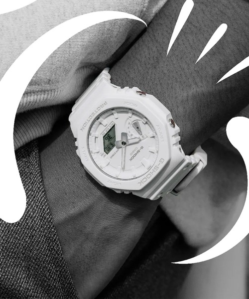 G-SHOCK(ジーショック)の「G-SHOCK/ジーショック 腕時計 GA-2100-7A7JF(アナログ腕時計・メンズ・ホワイト・FREE)」の13枚目の写真