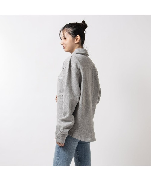 Reebok（リーボック）の「クラシック フリース オーバーシャツ / CL WDE FLC OVERSHIRT（その他トップス・メンズ・グレー・LARGE/MEDIUM/SMALL/XX-LARGE/X-LARGE）」の7枚目の写真