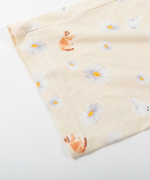 PAUL&JOE(ポールアンドジョー)の「【PAUL&JOE】ニャンニャンプリント ロングパンツ(ルームウェア/パジャマ・レディース・グリーン/アイボリー・M/L)」の17枚目の写真