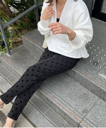 each | フロッキードットセンターシームパンツ(その他パンツ)