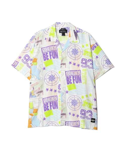 MANASTASH（マナスタッシュ）の「MANASTASH/マナスタッシュ/MANALOHA SHIRTS '24/マナロハシャツ（シャツ/ブラウス・メンズ・その他2/ネイビー/その他3/ホワイト・S/M/L/XL）」の4枚目の写真