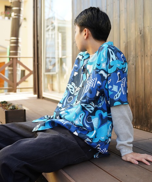 MANASTASH（マナスタッシュ）の「MANASTASH/マナスタッシュ/MANALOHA SHIRTS '24/マナロハシャツ（シャツ/ブラウス・メンズ・その他2/ネイビー/その他3/ホワイト・S/M/L/XL）」の8枚目の写真