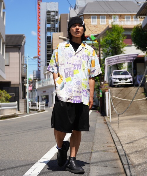 MANASTASH（マナスタッシュ）の「MANASTASH/マナスタッシュ/MANALOHA SHIRTS '24/マナロハシャツ（シャツ/ブラウス・メンズ・その他2/ネイビー/その他3/ホワイト・S/M/L/XL）」の10枚目の写真