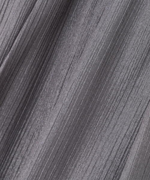 N.(N. Natural Beauty Basic)(エヌエヌナチュラルビューティーベーシック)の「◆ウエストタックシアーフレアスカート(スカート・レディース・オフホワイト/ブラック系その他/グレー・MEDIUM)」の19枚目の写真