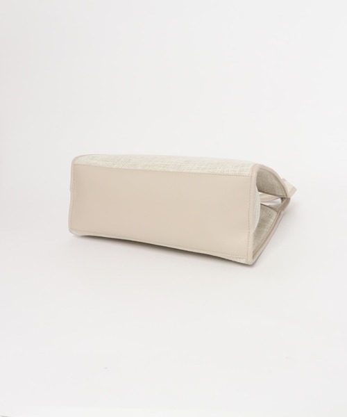 URBAN RESEARCH DOORS（アーバンリサーチドアーズ）の「パイピングトート（トートバッグ・レディース・アイボリー/ライトブラウン・-）」の10枚目の写真