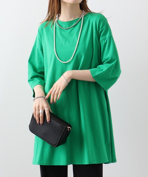 【セール】Abanicos バックティアード フレアチュニック（チュニック）｜FUNALIVE（ファンアライブ）