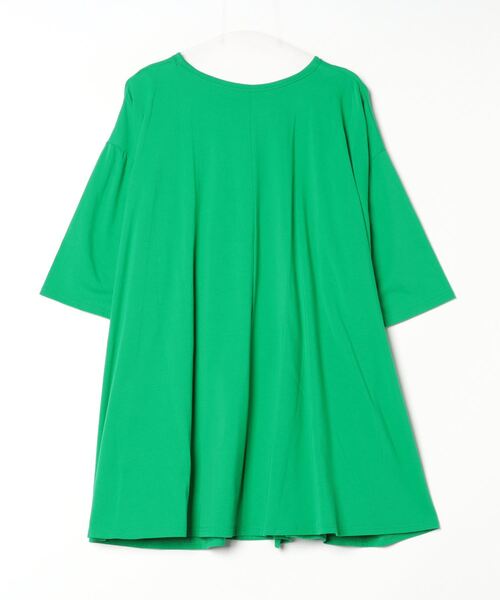 FUNALIVE（ファンアライブ）の「Abanicos バックティアード　フレアチュニック（チュニック・レディース・グリーン/ダークパープル・LL/L/M）」の19枚目の写真