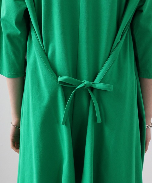 FUNALIVE（ファンアライブ）の「Abanicos バックティアード　フレアチュニック（チュニック・レディース・グリーン/ダークパープル・LL/L/M）」の18枚目の写真