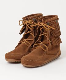 Mag.（マグ）の「【ミネトンカ MINNETONKA】 ダブルフリンジ トランパー ブーツ（ブーツ）」