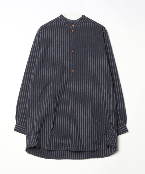 FRANK LEDER(フランクリーダー)の「FRANK LEDER LCS 2 (916013)(シャツ/ブラウス・メンズ・ネイビー/ナチュラル・SMALL/MEDIUM)」の6枚目の写真