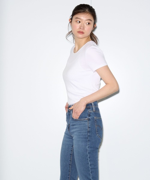 Levi's(リーバイス)の「Levi's/リーバイス DREAMY Tシャツ ホワイト WHITE(Tシャツ/カットソー・レディース・マルチ・M/S/XS)」の16枚目の写真