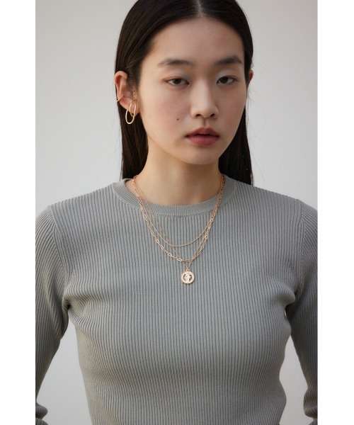 AZUL by moussy（アズールバイマウジー）の「透かしコイン3連ネックレス（ネックレス・レディース・シルバー/ゴールド系その他・FREE）」の10枚目の写真