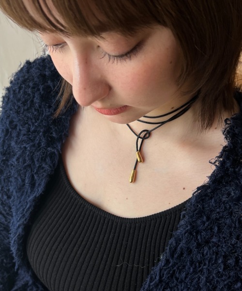 ciite'（シーテ）の「シンプルコードチョーカー（チョーカー・レディース・シルバー/ゴールド・FREE）」の4枚目の写真