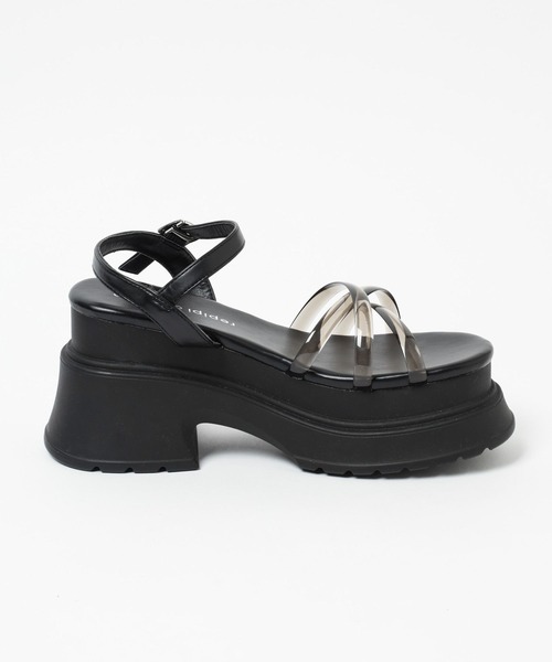 repipi armario（レピピ アルマリオ）の「クリアラインアツゾコサンダル（サンダル・キッズ・ホワイト/ブルー/ブラック・MEDIUM/SMALL/LARGE）」の12枚目の写真