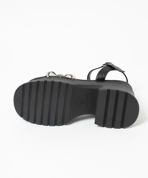 repipi armario（レピピ アルマリオ）の「クリアラインアツゾコサンダル（サンダル・キッズ・ホワイト/ブルー/ブラック・MEDIUM/SMALL/LARGE）」の14枚目の写真