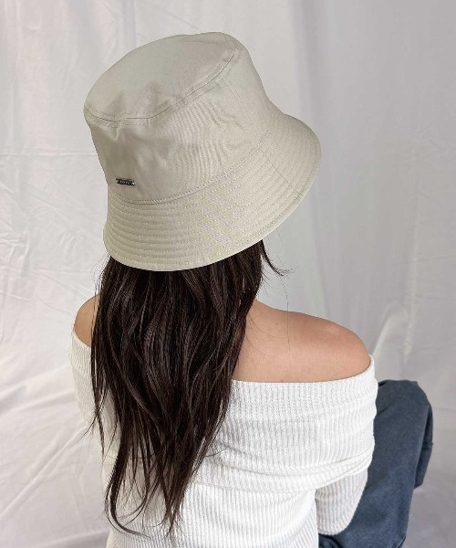 ENVYM（アンビー）の「2WAYバケットハット（ハット・レディース・ブラック/ベージュ・FREE）」の4枚目の写真