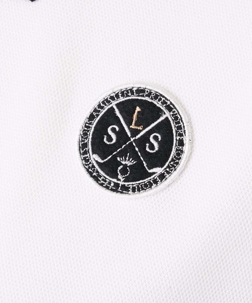 a.v.v(アーヴェヴェ)の「レディースゴルフウエア ラインリブポロシャツ(Tシャツ/カットソー・レディース・ブラック/ホワイト・36/38/40)」の18枚目の写真