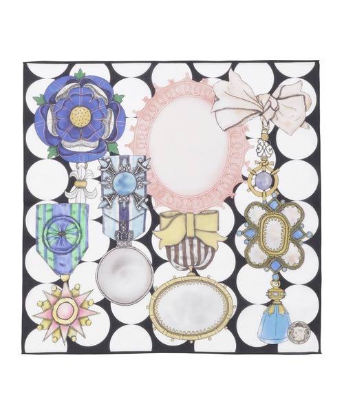 美品　SWASH.LONDON　ハーフニット　スカーフ　ポンチョ スカーフ】スウォッシュロンドン (SWASH LONDON) Tapestry