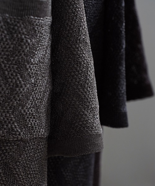 JACQUARD MESH KNIT SHIRT（シャツ/ブラウス）｜WYM LIDNM（ウィム バイ リドム）