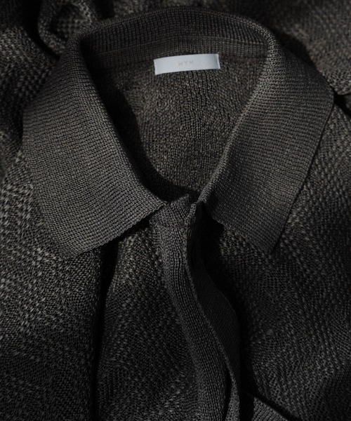 JACQUARD MESH KNIT SHIRT（シャツ/ブラウス）｜WYM LIDNM（ウィム バイ リドム）