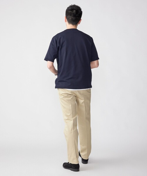 SHIPS(シップス)の「SHIPS:〈 洗濯機可能〉18ゲージ ポリエステル ライト リラックス ニット Tシャツ(Tシャツ/カットソー・メンズ・ブラウン/ネイビー/ライトグレー/スモークピンク・X-LARGE/LARGE/MEDIUM/SMALL)」の10枚目の写真