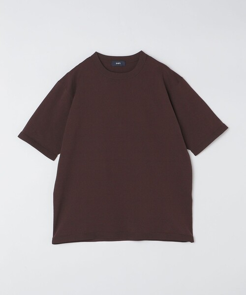 SHIPS(シップス)の「SHIPS:〈 洗濯機可能〉18ゲージ ポリエステル ライト リラックス ニット Tシャツ(Tシャツ/カットソー・メンズ・ブラウン/ネイビー/ライトグレー/スモークピンク・X-LARGE/LARGE/MEDIUM/SMALL)」の20枚目の写真