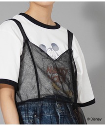 ANAP | 【ミッキーマウス】 ANAP リンガーTシャツ(Tシャツ/カットソー)