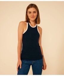 PETIT BATEAU | パイルアメリカンスリーブタンクトップ(タンクトップ)