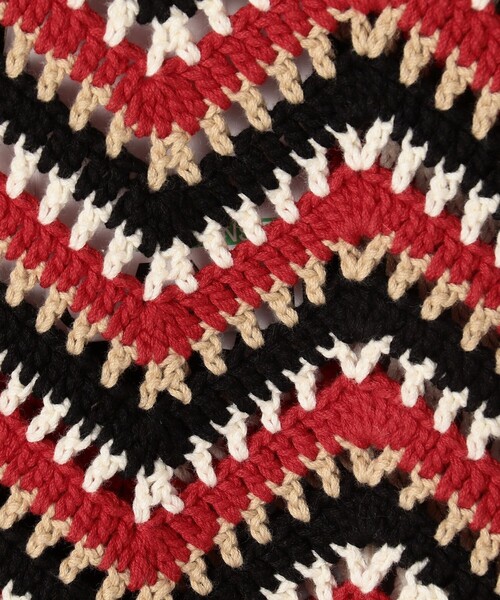 GANNI（ガニー）の「GANNI/ガニー Cotton Crochet Vest / K2160 / コットンクロシェットニットベスト（ベスト・レディース・ブラック・SMALL）」の6枚目の写真