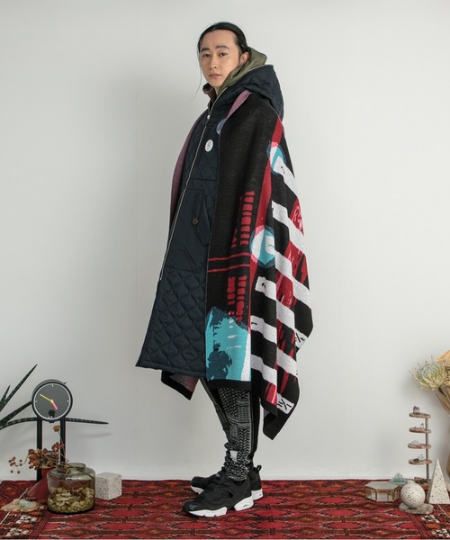 STOF(ストフ)の「Double Exposure Knit Stole(ストール/ショール・メンズ・その他1/その他2/その他3・FREE)」の14枚目の写真