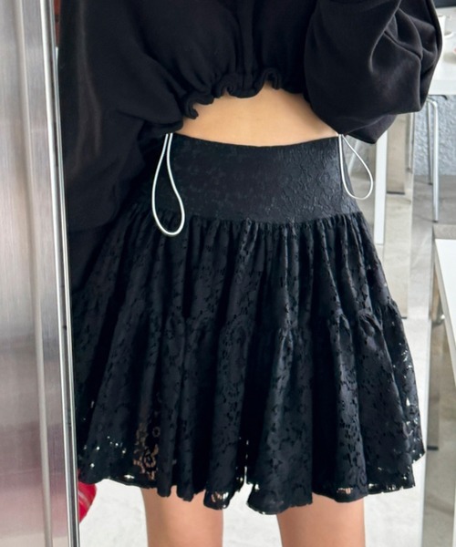 リズリサ　ティアードミニスカート　レース　リボン付き　未使用タグ付き ビッグリボンティアードスカート ｜ LIZ LISA（リズリサ）公式