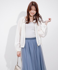 【洗える】テンセルコットンエンブロイダリー ジャケット 洗える】テンセルコットンエンブロイダリー ジャケット