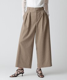 allureville | ＜予約＞リネンツイルアンクルタックパンツ(その他パンツ)